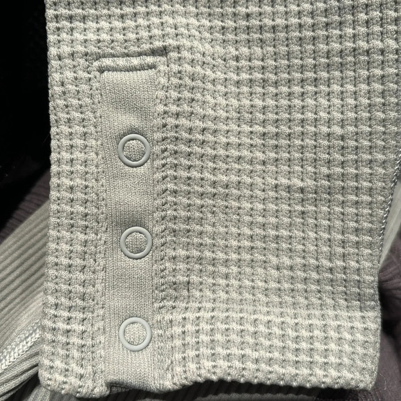 Aerie Offline Women's Main Squeeze Seamless High Rise Waffle Leggings Stone Gray - Picture 11 of 11